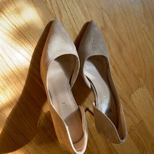 Tan Stiletto Heels, Pointed Toe